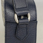 Gucci Shoulder Bag Ophidia Leather Navy Silver — view 7