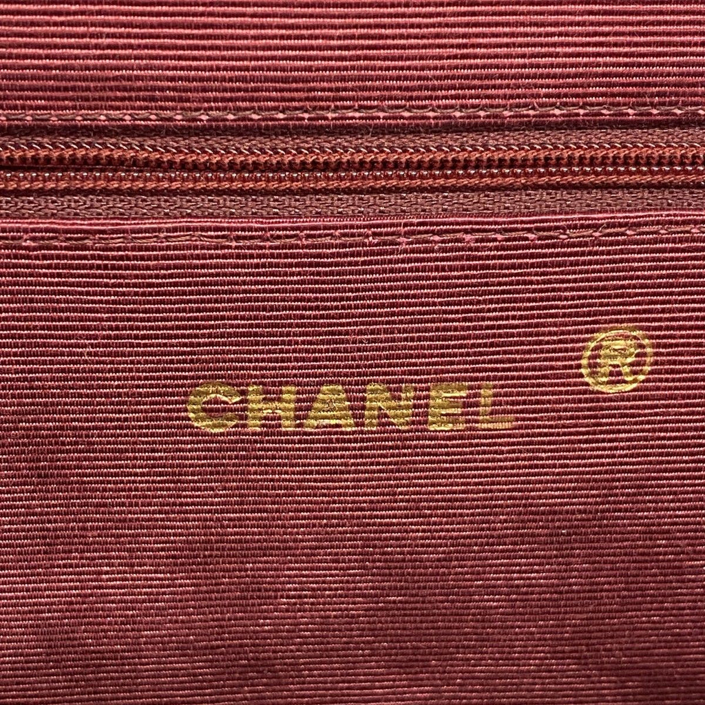 Chanel Shoulder Bag Quilted Lambskin Black Gold — view 5