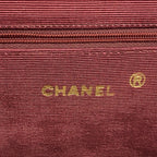 Chanel Shoulder Bag Quilted Lambskin Black Gold — view 5