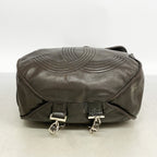 Chanel Backpack Lambskin Black Silver — view 3