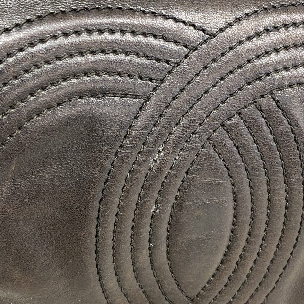 Chanel Backpack Lambskin Black Silver — view 7