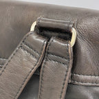Chanel Backpack Lambskin Black Silver — view 8