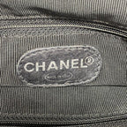 Chanel Backpack Lambskin Black Silver — view 5