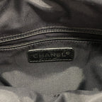 Chanel Tote Paris Biarritz Canvas Black Silver — view 5