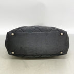 Chanel Tote Paris Biarritz Canvas Black Silver — view 3