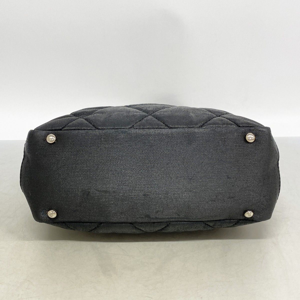 Chanel Tote Paris Biarritz Canvas Black Silver — view 3