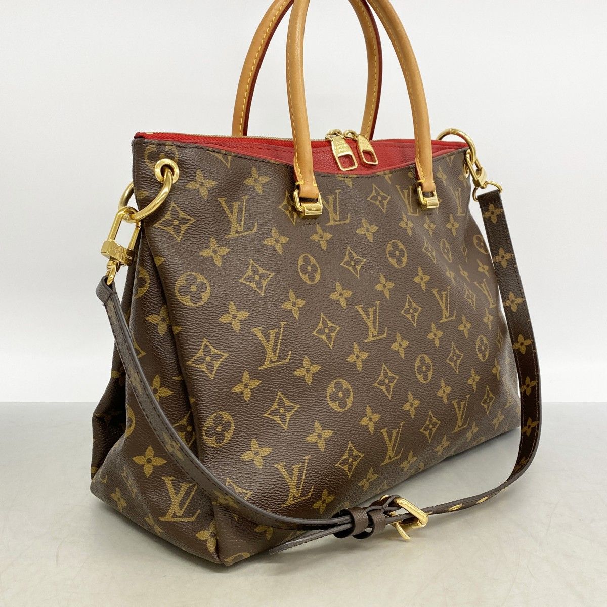 Louis Vuitton Handbag Monogram Pallas Cerise 2-Way — view 2