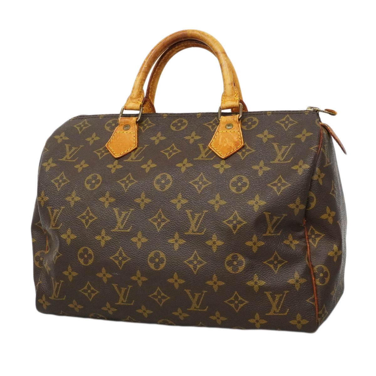 Louis Vuitton Handbag Monogram Speedy 30 Brown