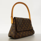 Louis Vuitton Shoulder Bag Monogram Mini Looping Brown — view 2