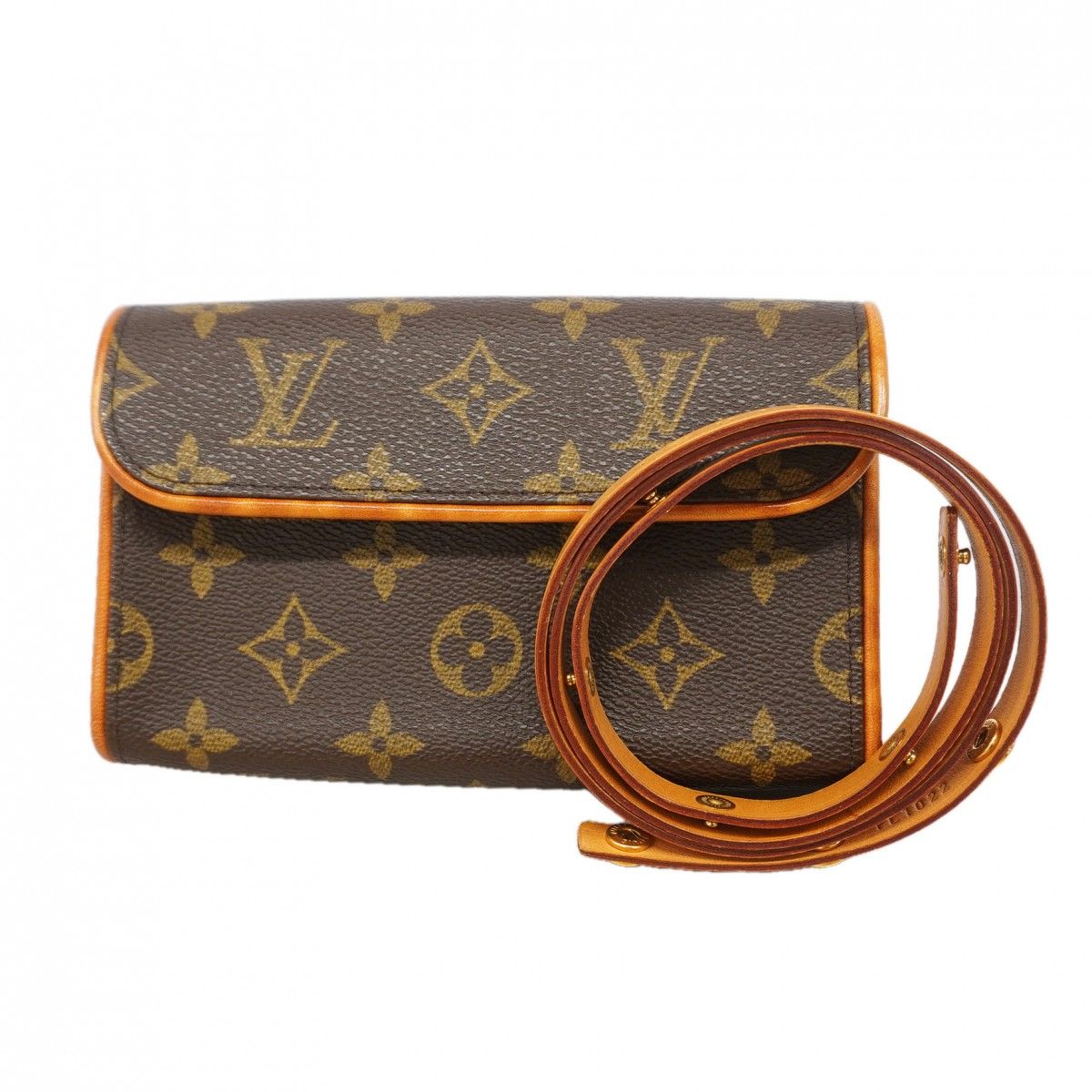 Louis Vuitton Waist Bag Monogram Pochette Florentine Brown
