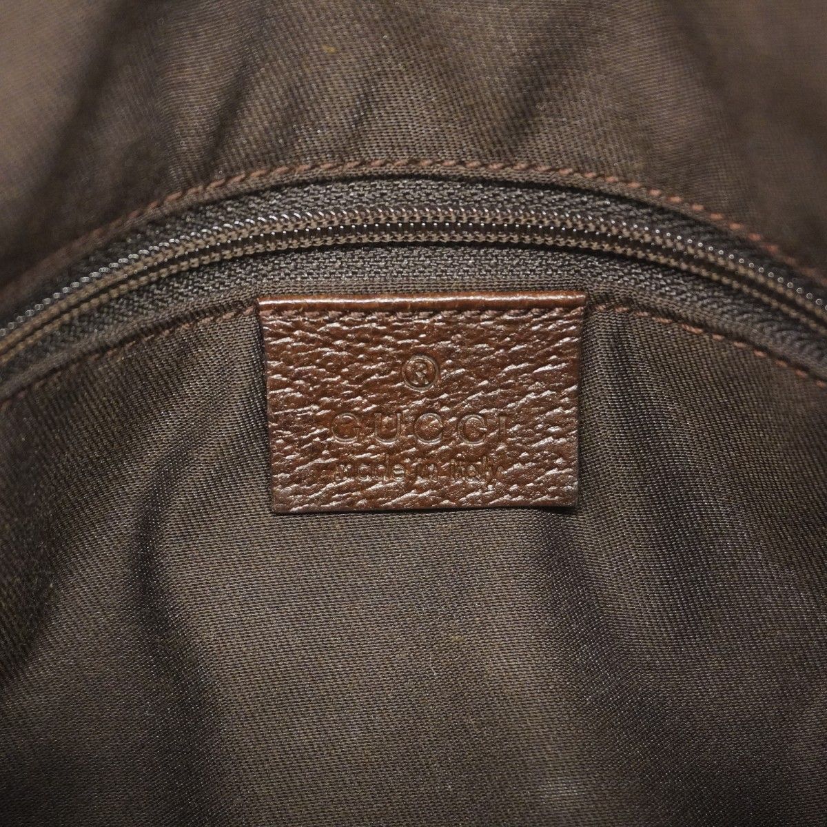 Gucci Shoulder Bag GG Canvas Brown Silver — view 5