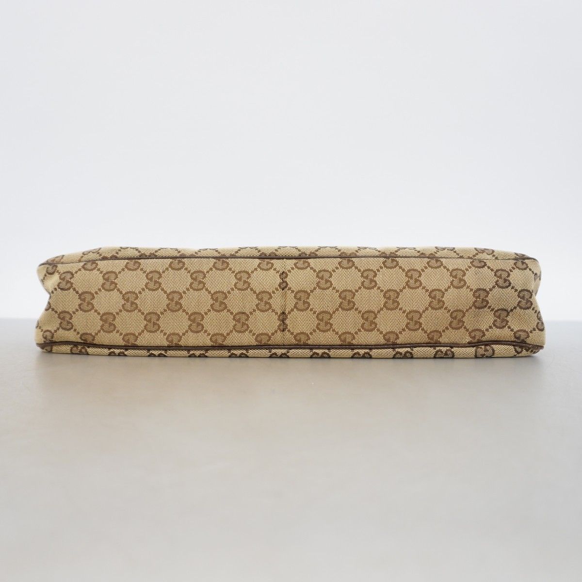 Gucci Shoulder Bag GG Canvas Brown Silver — view 3