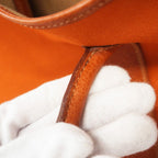 Hermes Tote Garden Party PM Toile Officier Orange Silver — view 7