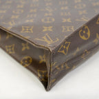 Louis Vuitton Tote Monogram Sac Plat Brown — view 6