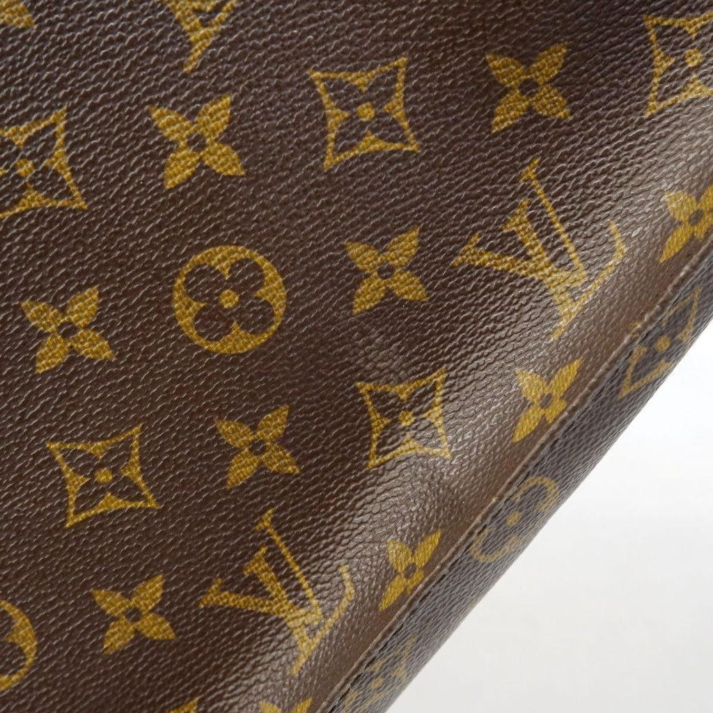 Louis Vuitton Tote Monogram Sac Plat Brown — view 8