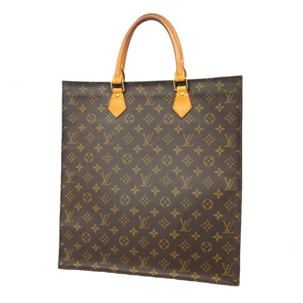 Louis Vuitton Tote Monogram Sac Plat Brown