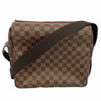 Louis Vuitton Shoulder Bag Damier Naviglio Ebene