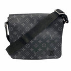Louis Vuitton Shoulder Bag Monogram Eclipse District Black