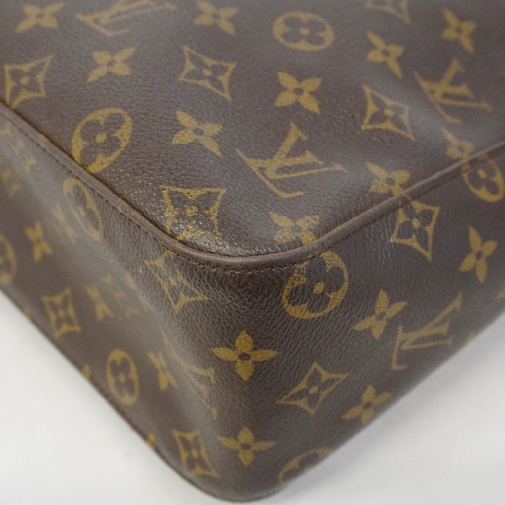Louis Vuitton Shoulder Bag Monogram Looping GM Brown — view 6
