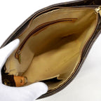 Louis Vuitton Shoulder Bag Monogram Looping GM Brown — view 4