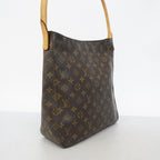 Louis Vuitton Shoulder Bag Monogram Looping GM Brown — view 2