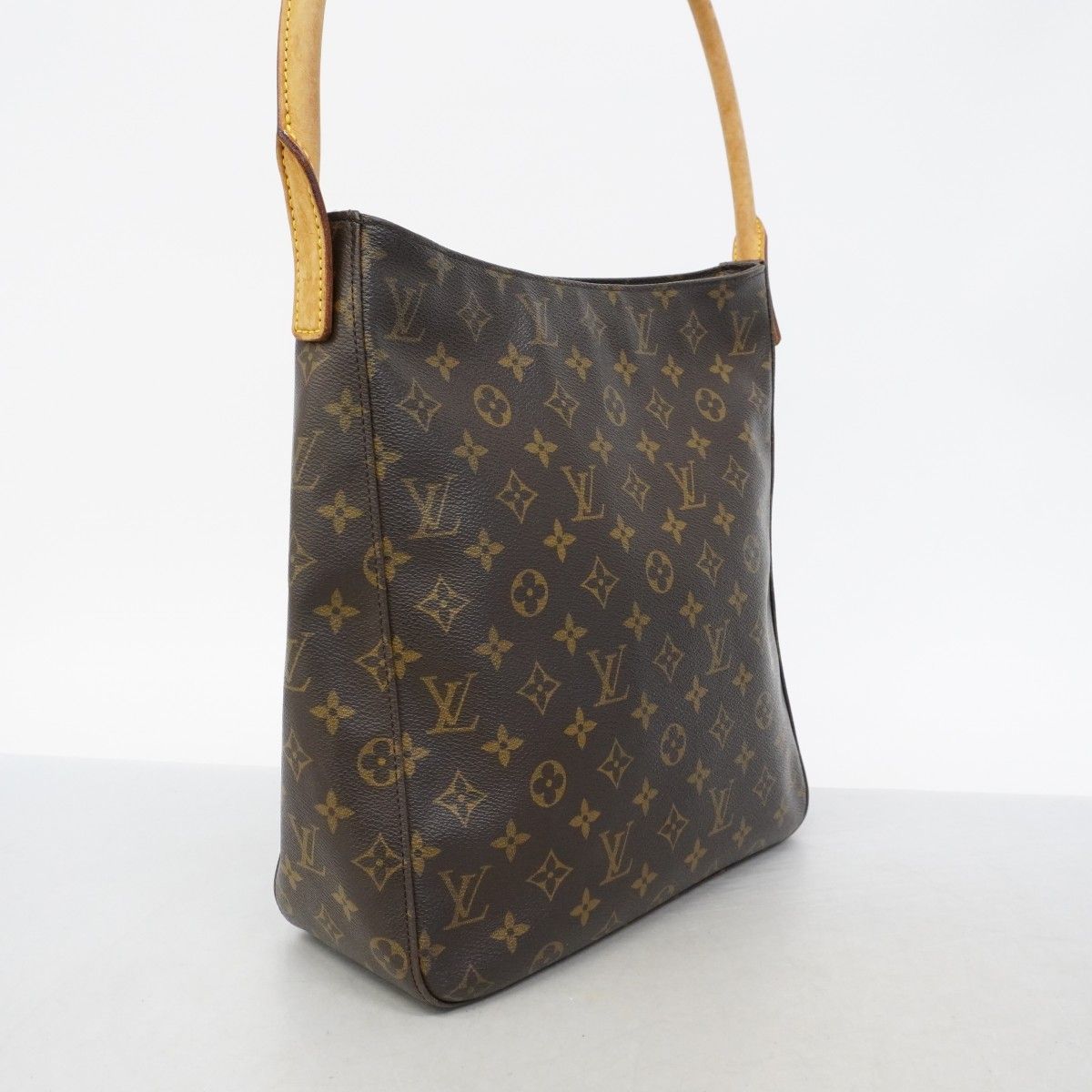 Louis Vuitton Shoulder Bag Monogram Looping GM Brown — view 2