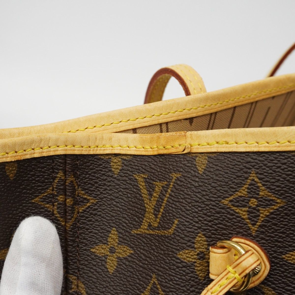 Louis Vuitton Tote Monogram Neverfull MM Brown — view 7