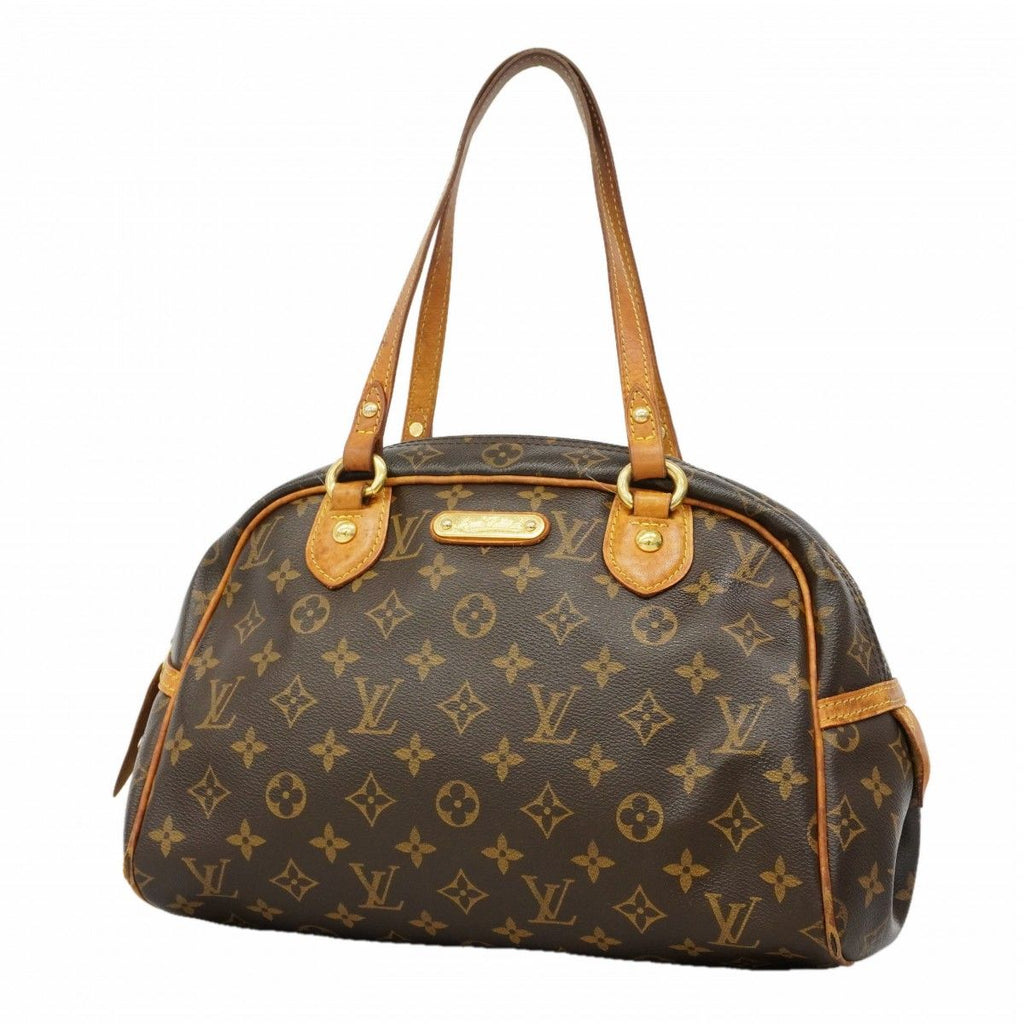 Louis Vuitton Shoulder Bag Monogram Montorgueil PM Brown