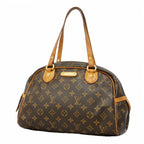 Louis Vuitton Shoulder Bag Monogram Montorgueil PM Brown