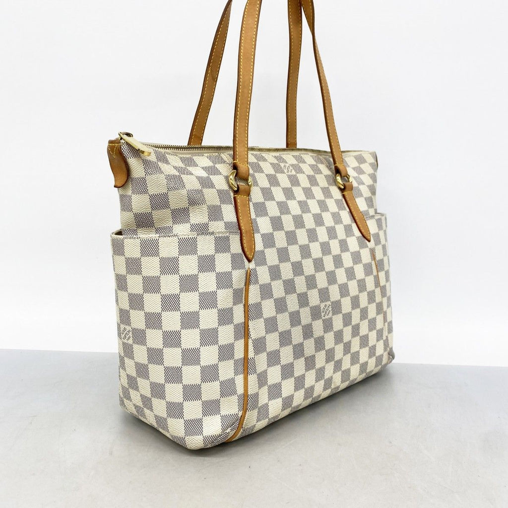 Louis Vuitton Tote Damier Azur Totally MM White — view 2