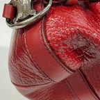 Celine Handbag Enamel Red Silver 2-Way — view 6