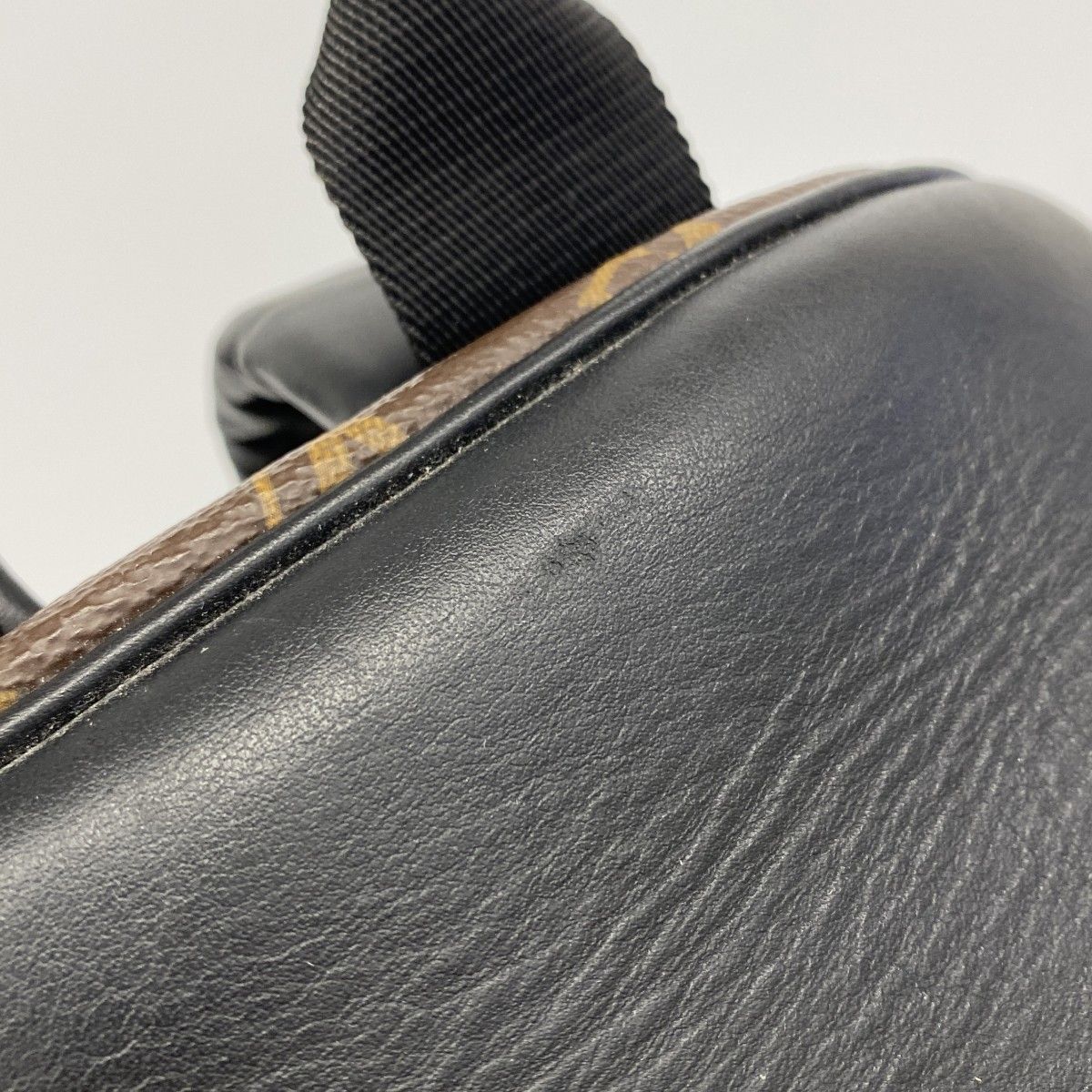 Louis Vuitton Backpack Monogram Macassar Josh NV Brown Black — view 7