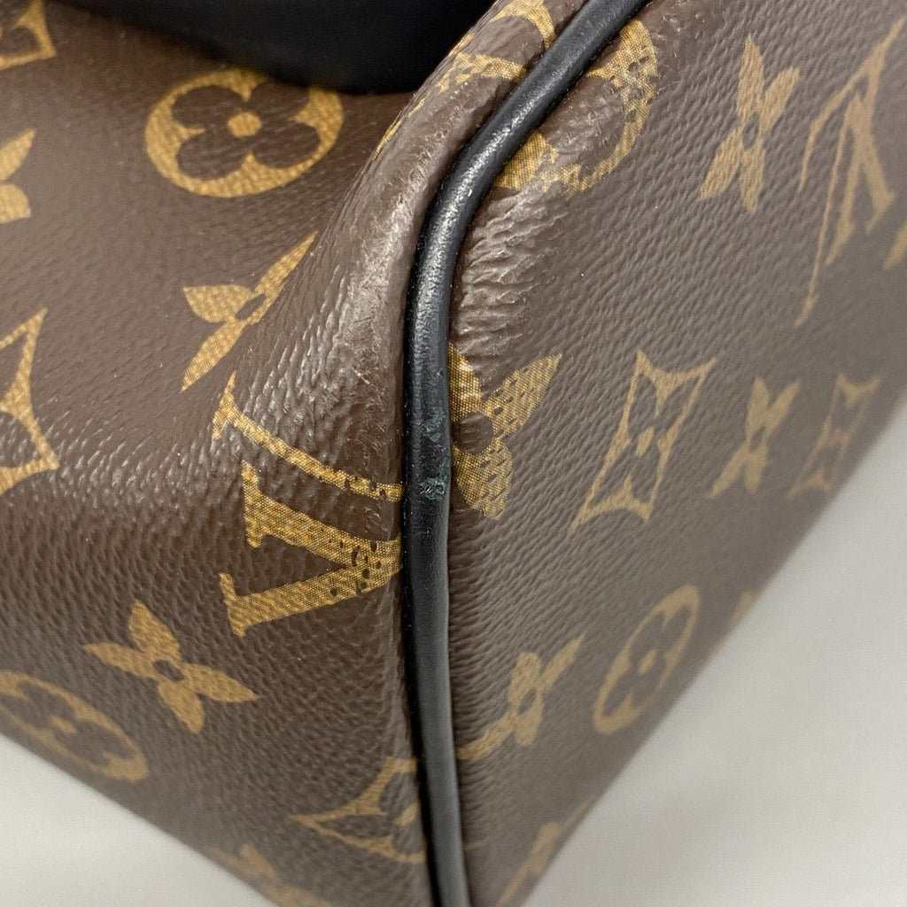 Louis Vuitton Backpack Monogram Macassar Josh NV Brown Black — view 6