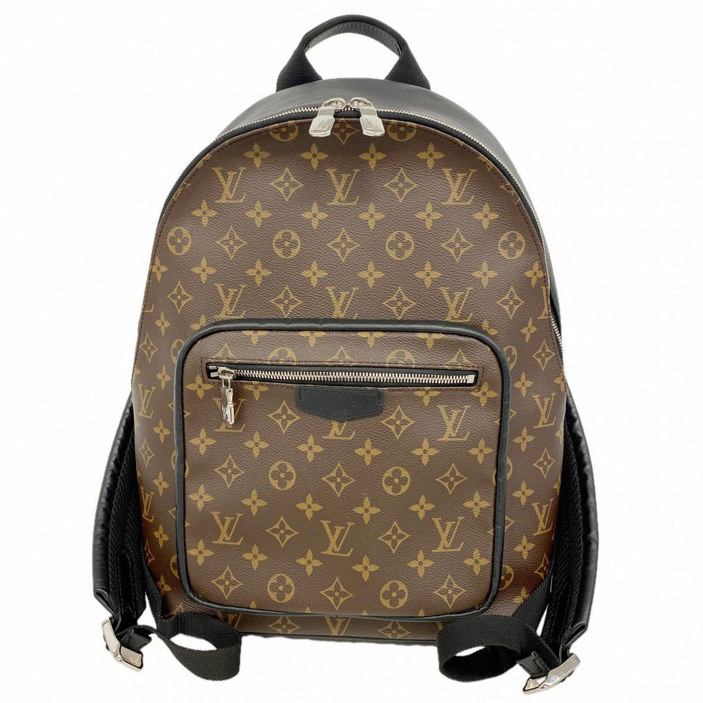 Louis Vuitton Backpack Monogram Macassar Josh NV Brown Black