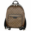 Louis Vuitton Backpack Monogram Macassar Josh NV Brown Black