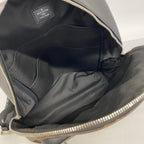 Louis Vuitton Backpack Monogram Macassar Josh NV Brown Black — view 4