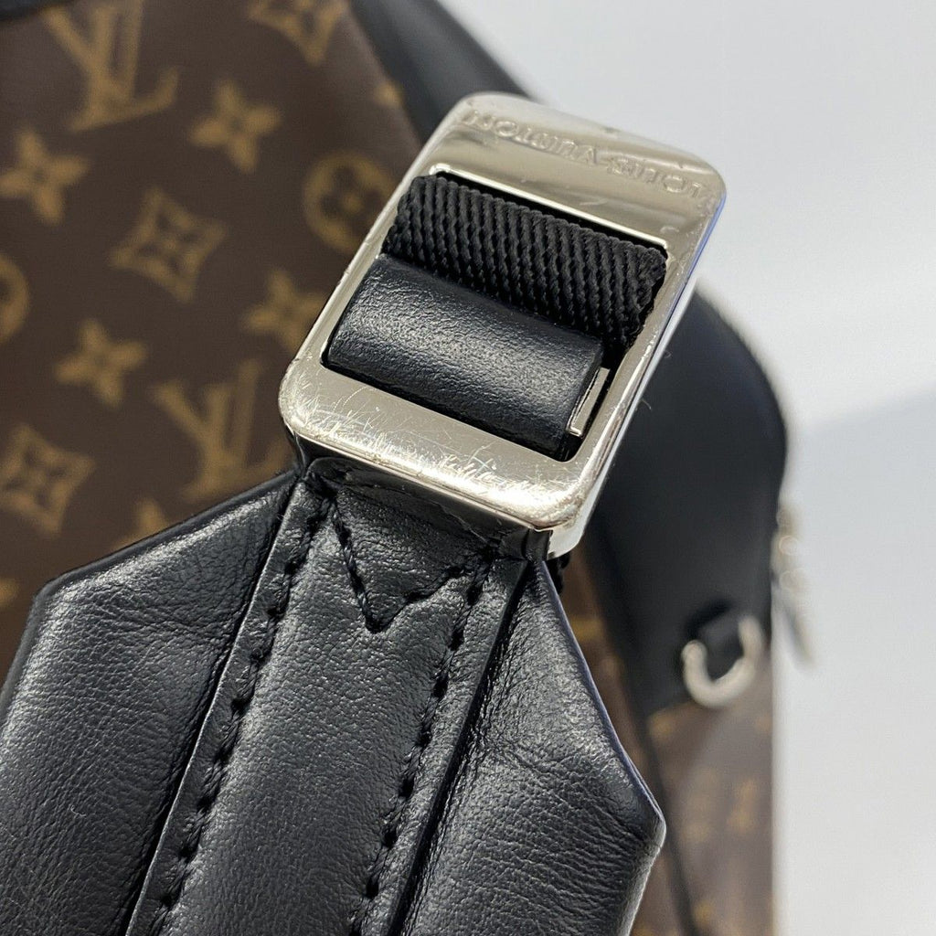 Louis Vuitton Backpack Monogram Macassar Josh NV Brown Black — view 8