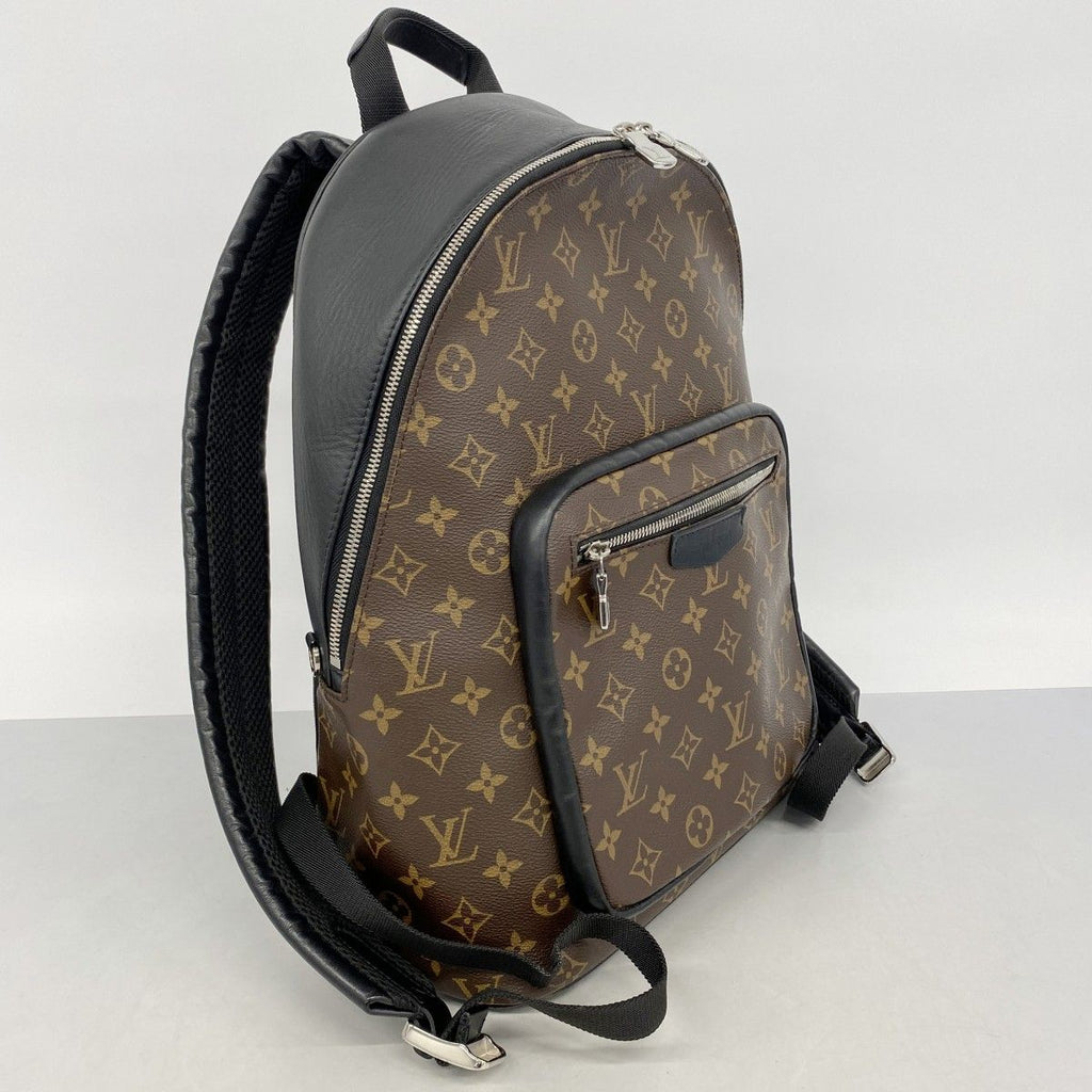 Louis Vuitton Backpack Monogram Macassar Josh NV Brown Black — view 2