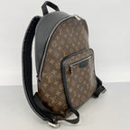 Louis Vuitton Backpack Monogram Macassar Josh NV Brown Black — view 2