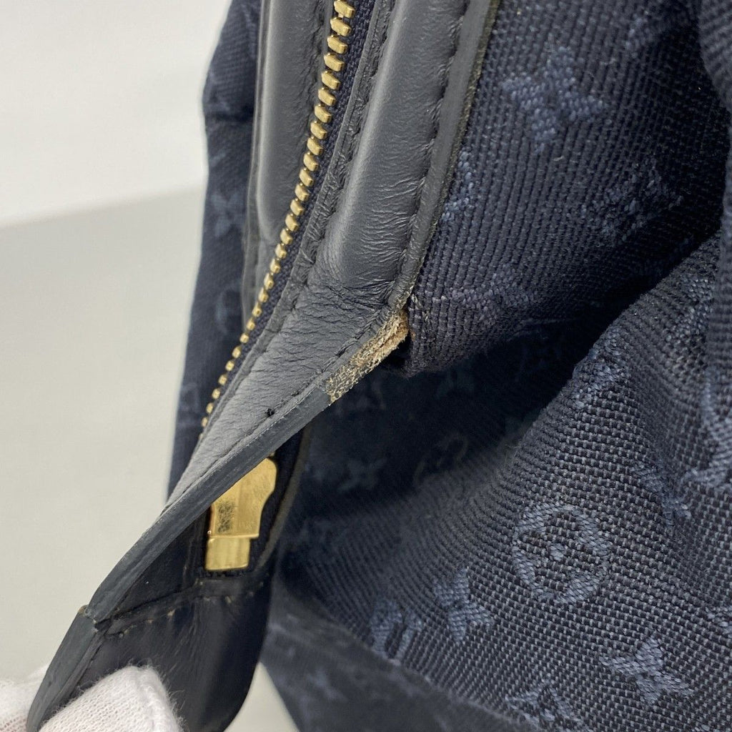 Louis Vuitton Handbag Monogram Mini Josephine GM Blue — view 7