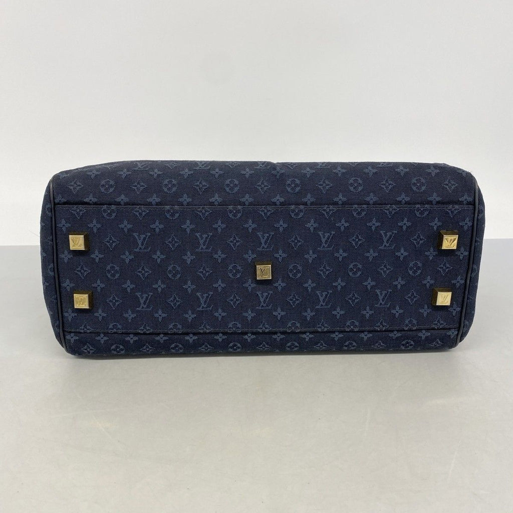 Louis Vuitton Handbag Monogram Mini Josephine GM Blue — view 3