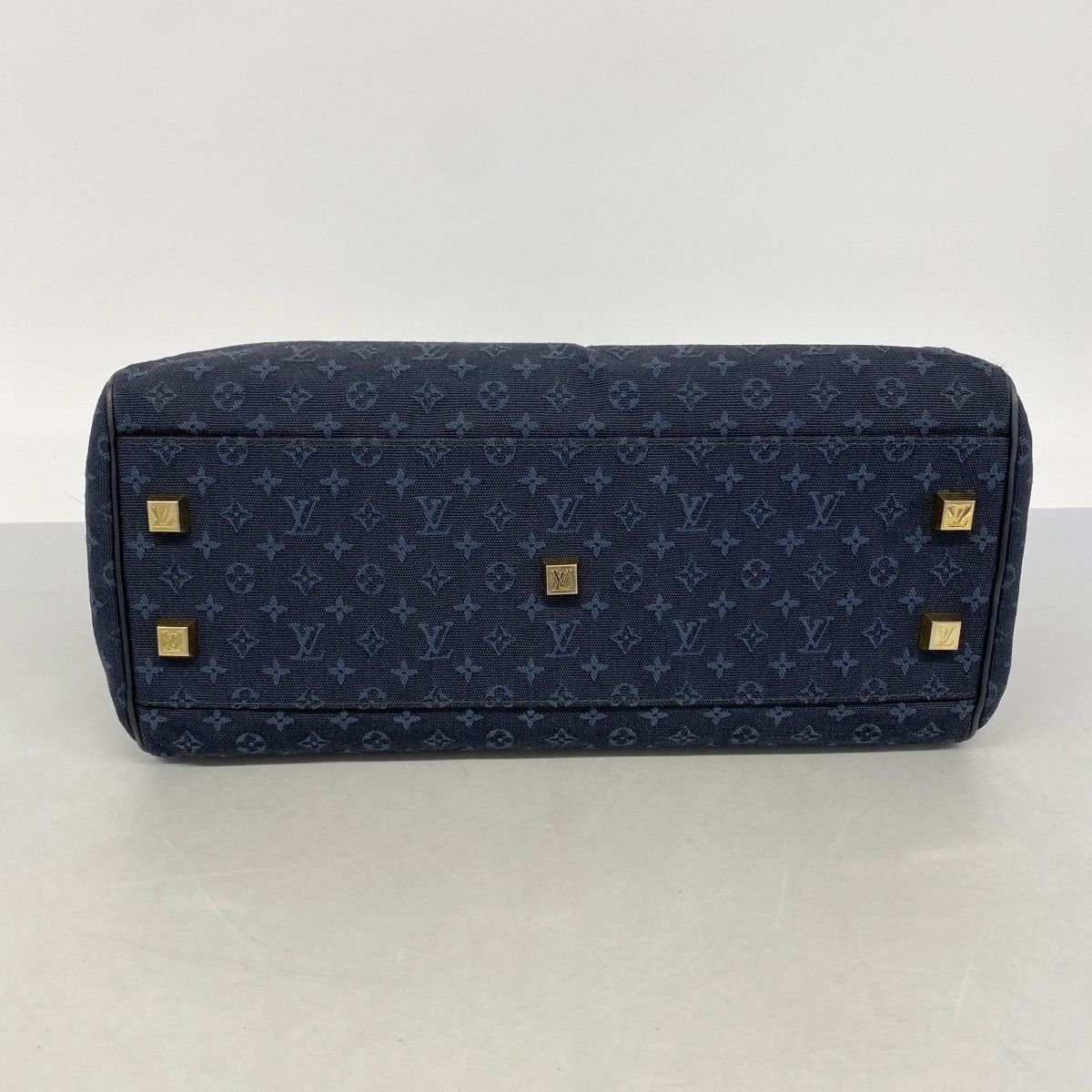 Louis Vuitton Handbag Monogram Mini Josephine GM Blue — view 3