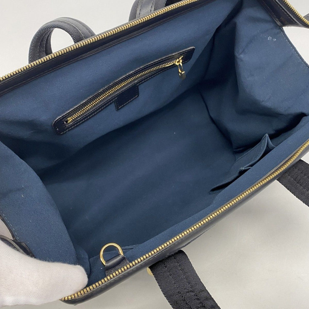 Louis Vuitton Handbag Monogram Mini Josephine GM Blue — view 4