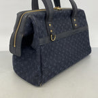 Louis Vuitton Handbag Monogram Mini Josephine GM Blue — view 2