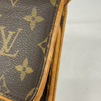 Louis Vuitton Shoulder Bag Monogram Pochette Twin GM Brown — view 8