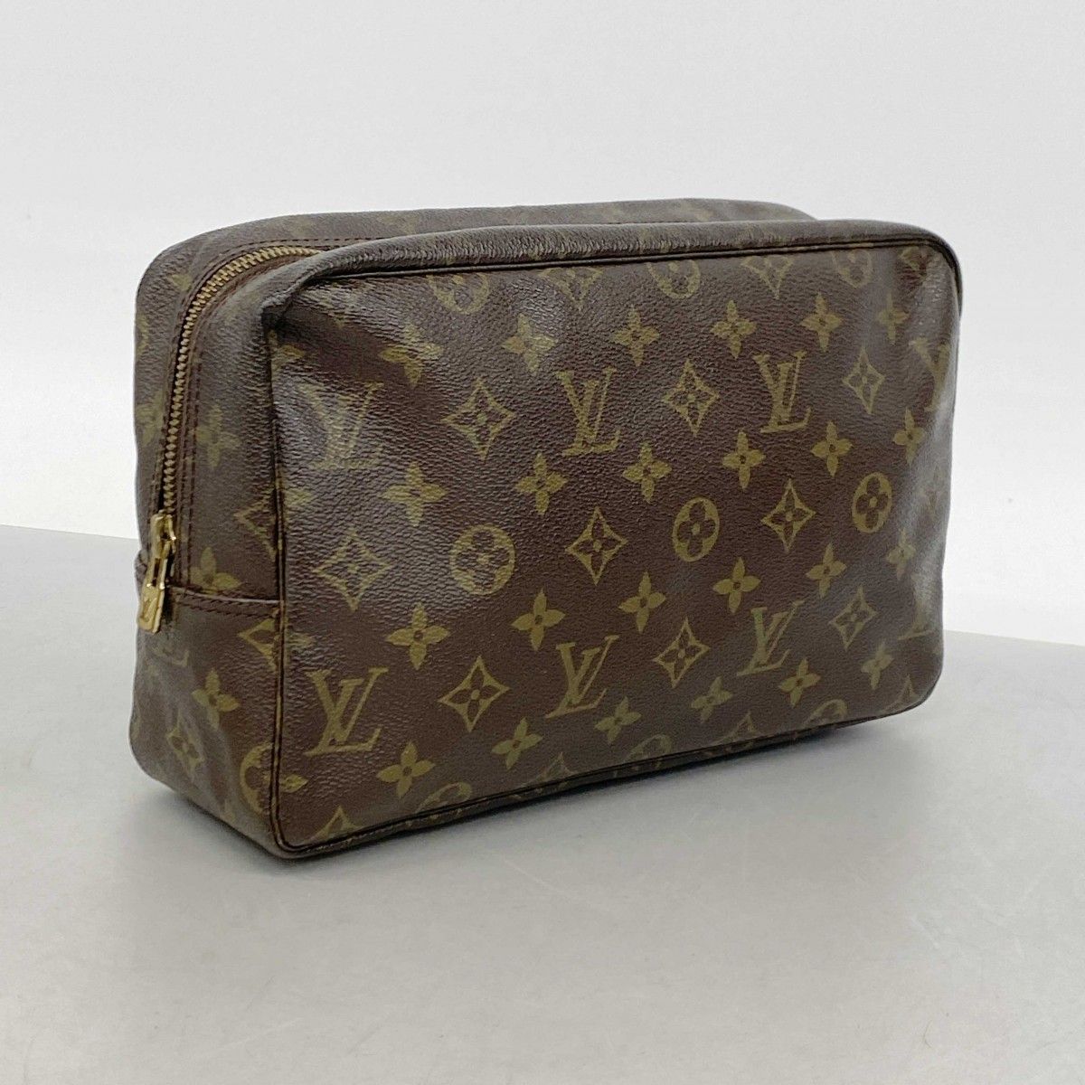 Louis Vuitton Pouch Monogram Trousse Toilet 28 Brown — view 2