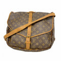 Louis Vuitton Shoulder Bag Monogram Saumur 35 Brown