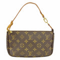 Louis Vuitton Pouch Monogram Pochette Soirle Brown