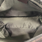 Gucci Shoulder Bag Denim Brown Silver — view 4