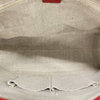 Gucci Tote Bamboo Leather Red Gold 2-Way — view 4